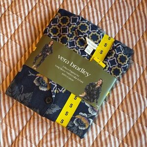 Vera Bradley Midnight Blue Floral Pajama Set